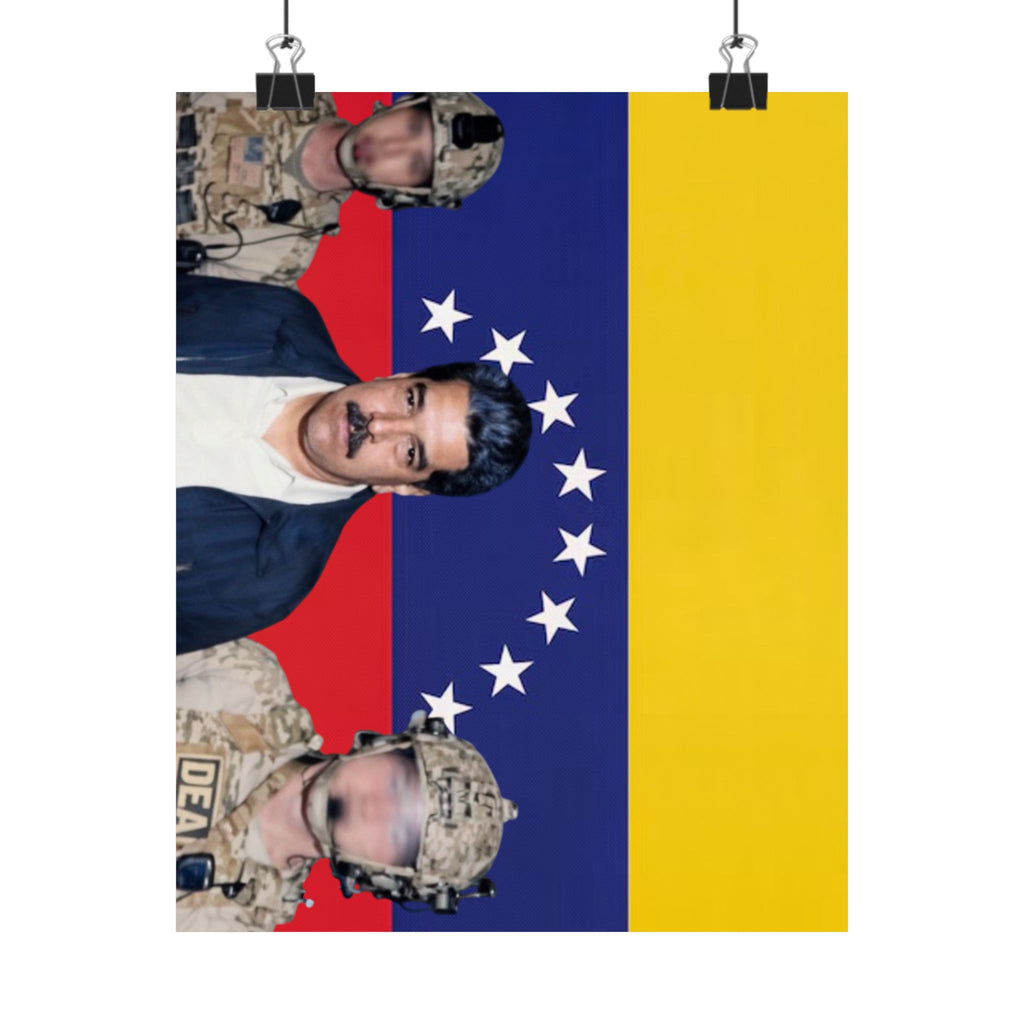 Venezuela Flag Maduro Capture