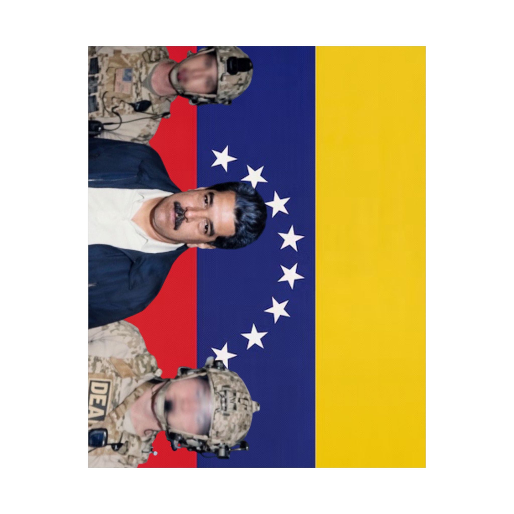 Venezuela Flag Maduro Capture
